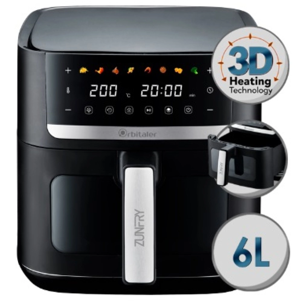 Freidora Aire Orbitaler Zunfry 6000-GrandGourmet 