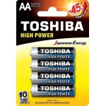 Pilas Toshiba AAA LR6 (pack 4 unidades)