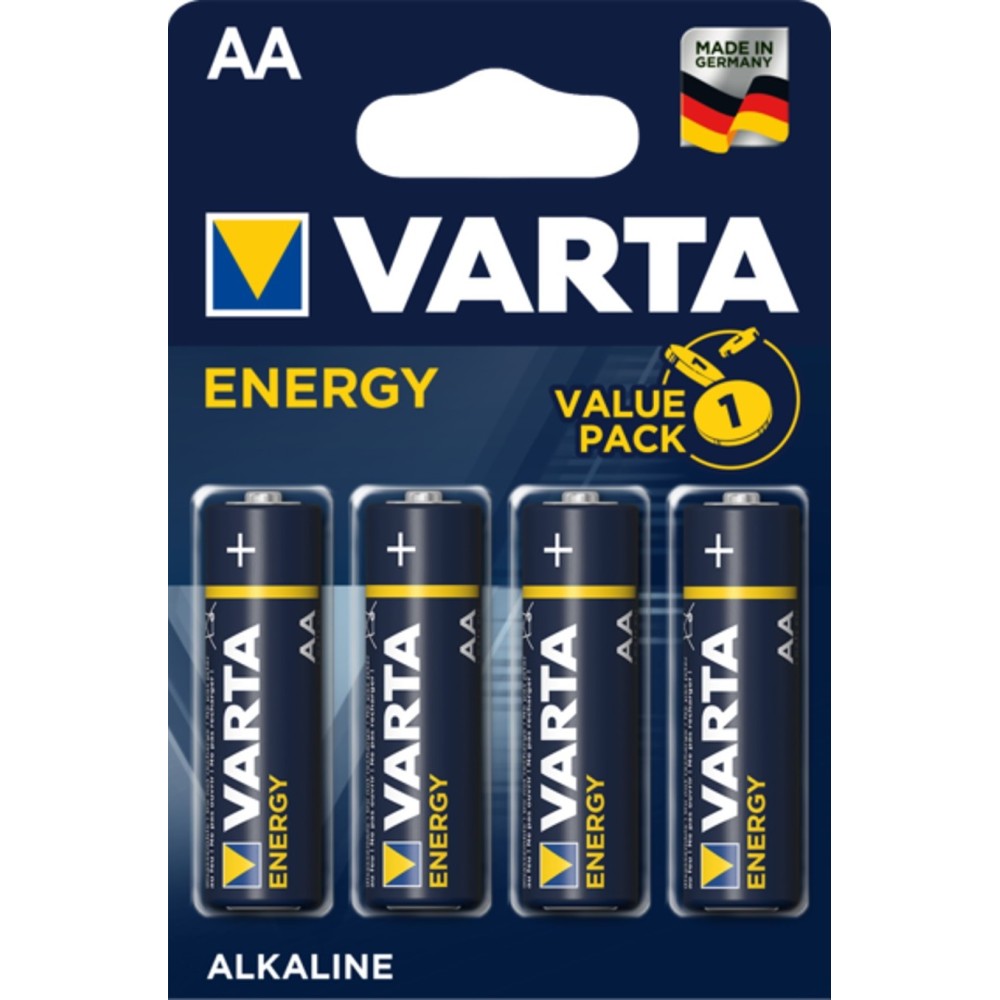 Pilas Varta Energy AA LR6 (pack 4 unidades)