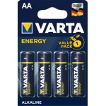 Pilas Varta Energy AA LR6 (pack 4 unidades)