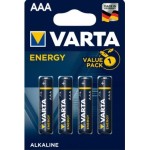 Pilas Varta Energy AAA LR3 (pack 4 unidades)