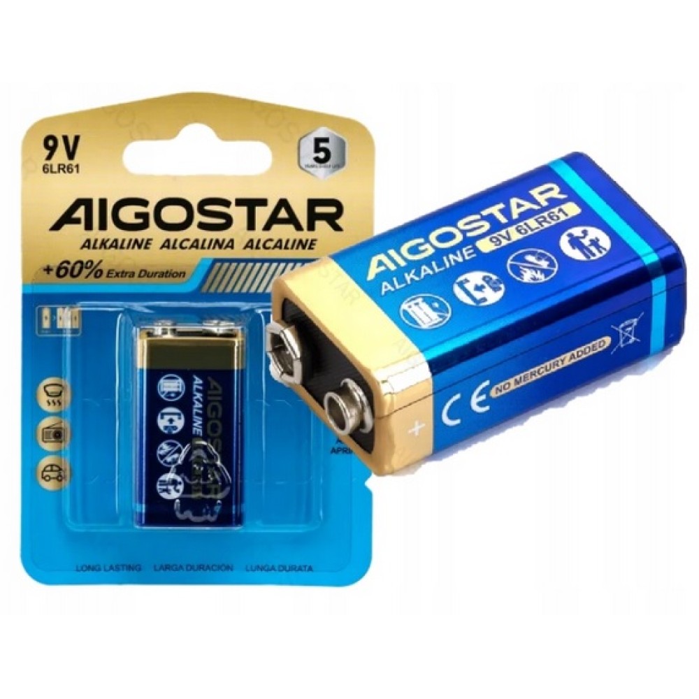 Pila AIGOSTAR 6LR61 Pila AIGOSTAR 6LR61