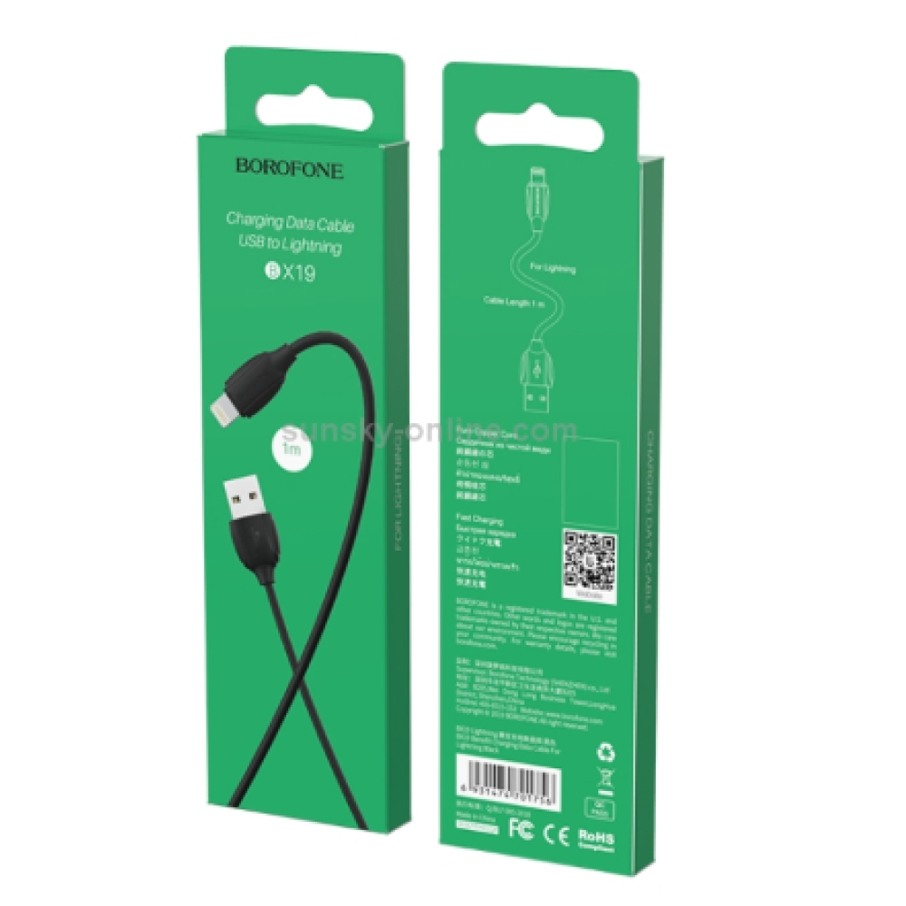 Cable USB Iphone Borofone Bx19 1m 