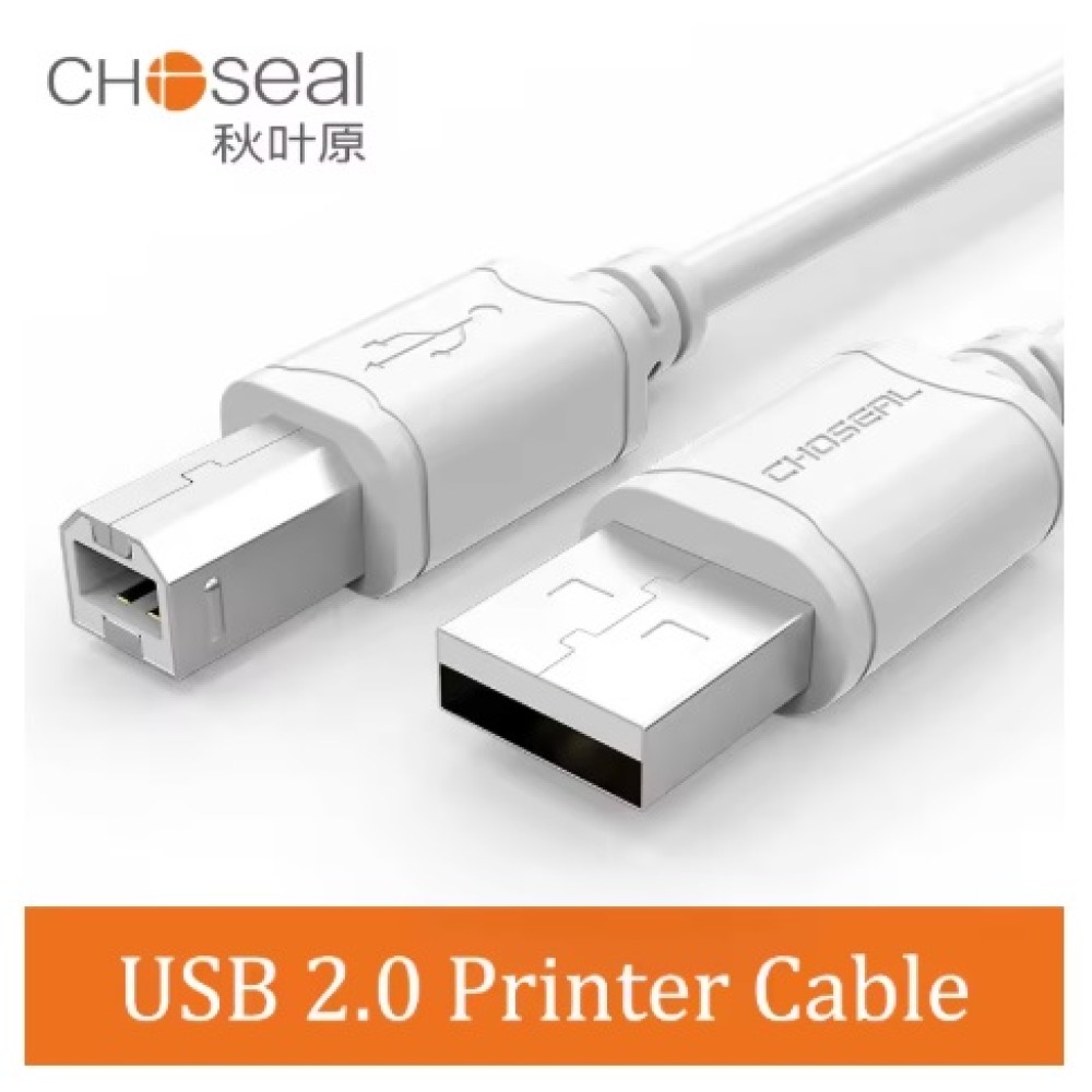 Cable USB impresora CH-SEAL QS5037A 2metros 2.0 