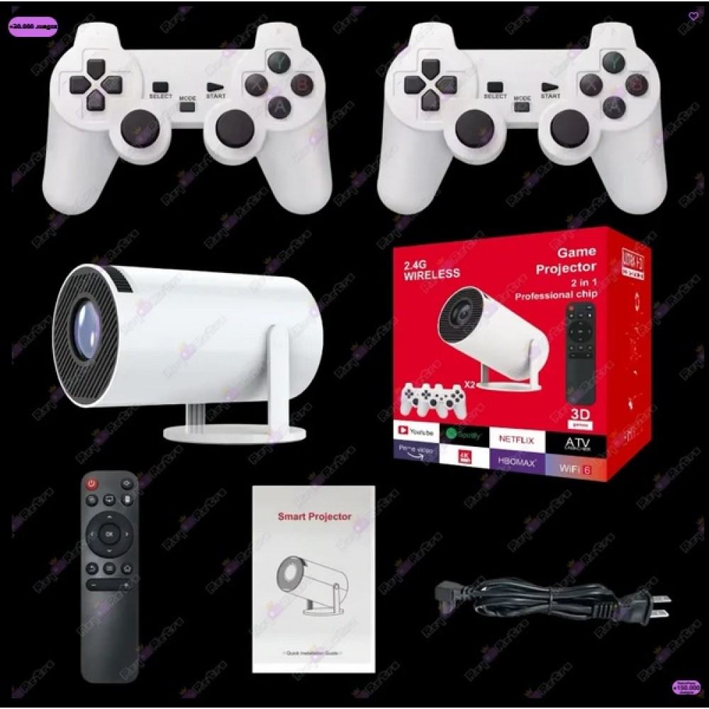 Videoconsola + Proyector HY300-PRO 64Gb (20.000 juegos)