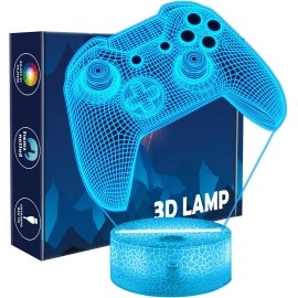 Lampara Nocturna 3D Gamepad DAXIAO (2 diseños)