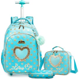 Mochila Escolar + Carro con ruedas Egchescebo B096LCPXMT 
