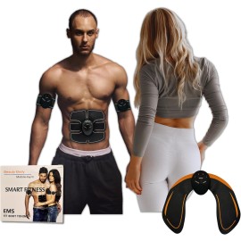 Electroestimulador Muscular Abdomen + Gluetos B0BYQQ4WPB 
