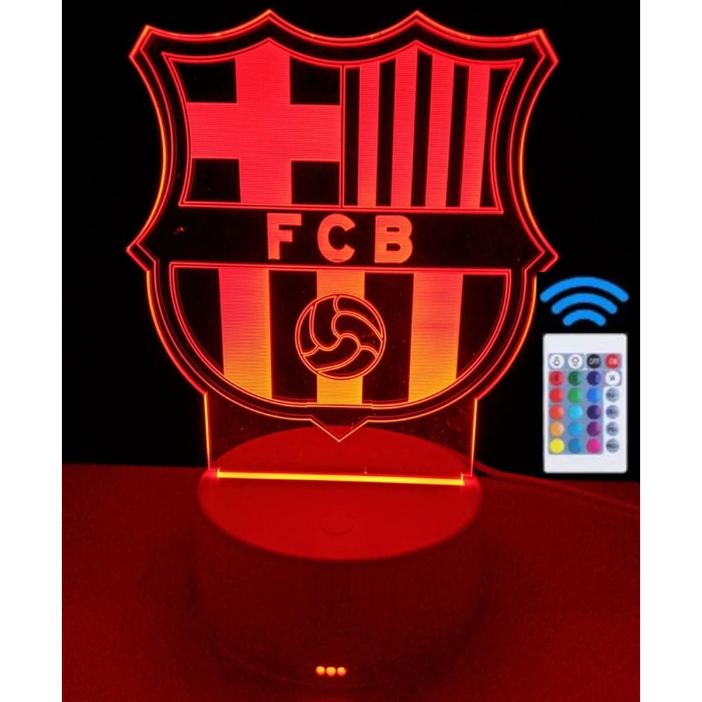 Lampara 3D + mando Famvacor-Barcelona Lampara 3D + mando Famvacor-Barcelona
