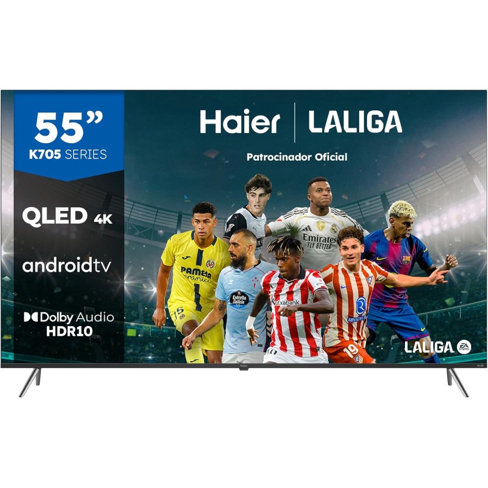 Smart TV Haier QLED 4K UHD H55K705UG 55"  Grado A