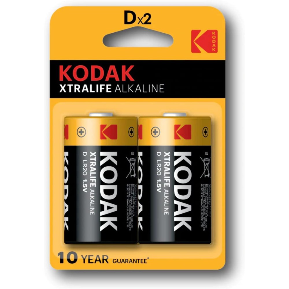 Pilas Kodak X-Life LR20 (pack 2 unidades) Pilas Kodak X-Life LR20 (pack 2 unidades)