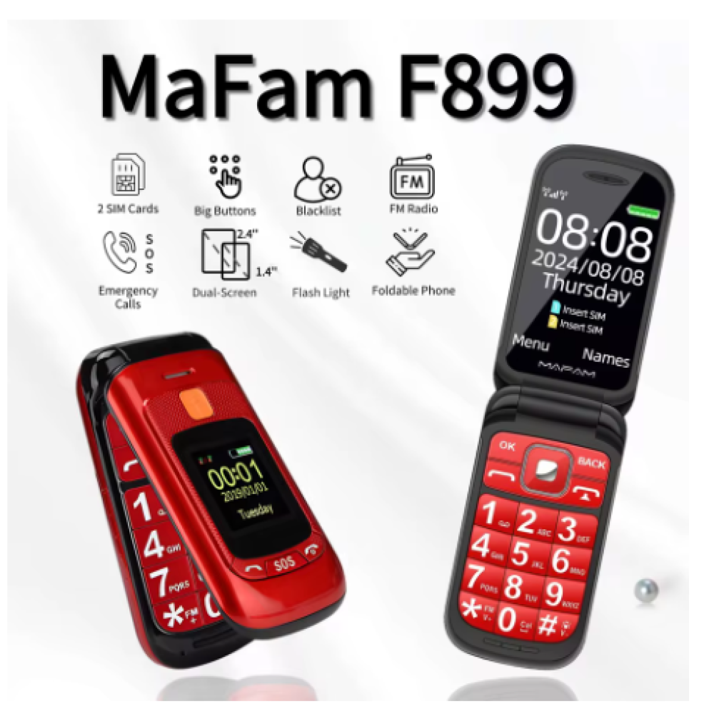 MaFam F899 2g Red Nuevo 