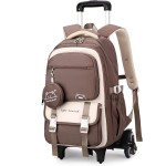 Mochila Escolar + Carro con ruedas Tanou  B0F98XH47H 