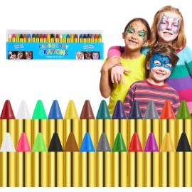 Pinturas faciales crayones 24 pc Modelo D-4236 