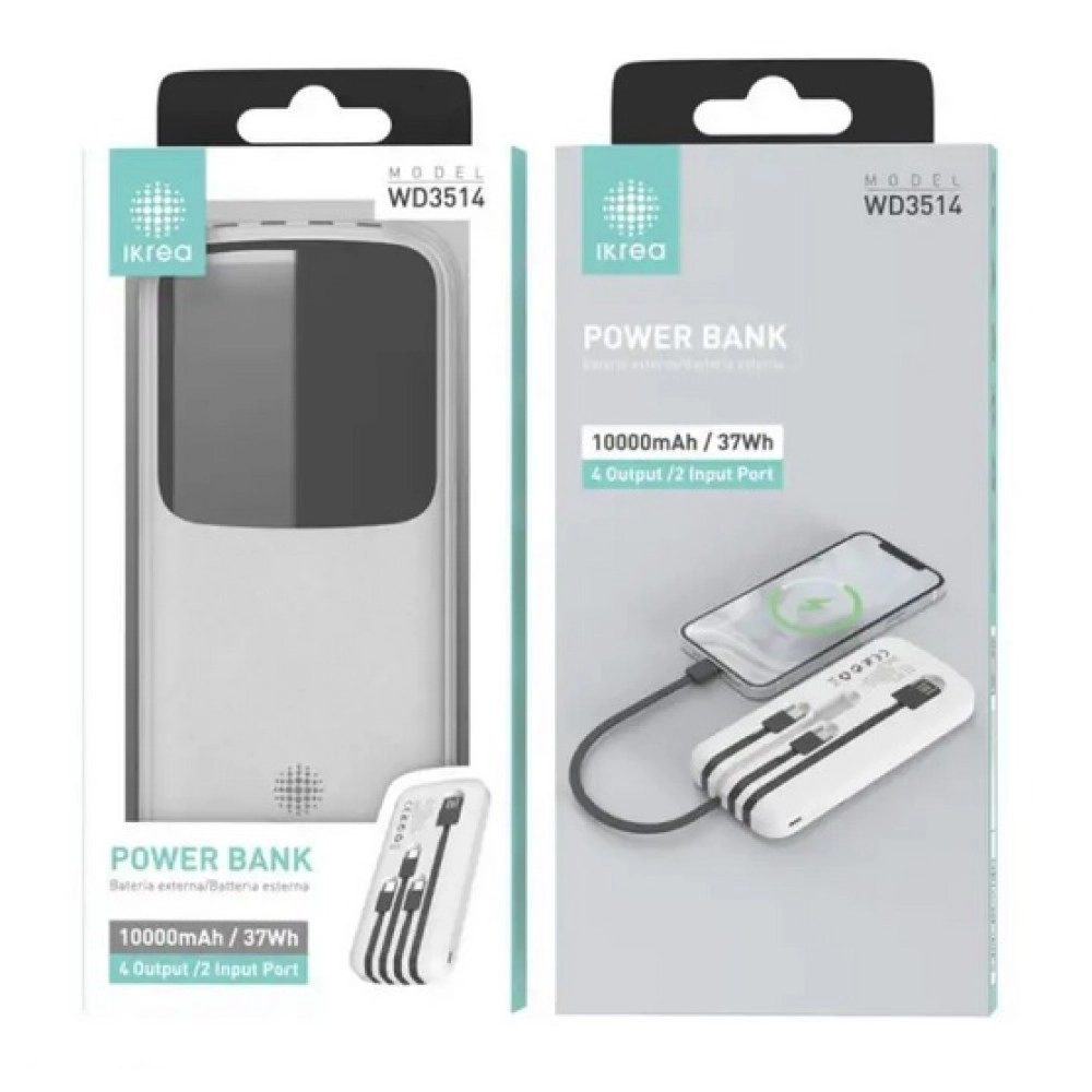 Power Bank WD3514 10.000mah Power Bank WD3514 10.000mah