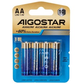 Pilas Aigostar AA LR6 (pack 4 unidades)