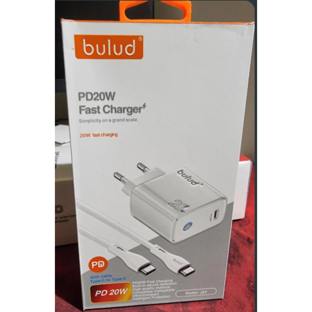 Cargador Rapido Bulud J24 Tipo-c 20w 1 x usb