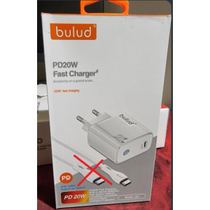 Cargador Rapido Bulud J24 Tipo-c 20w 1 x usb