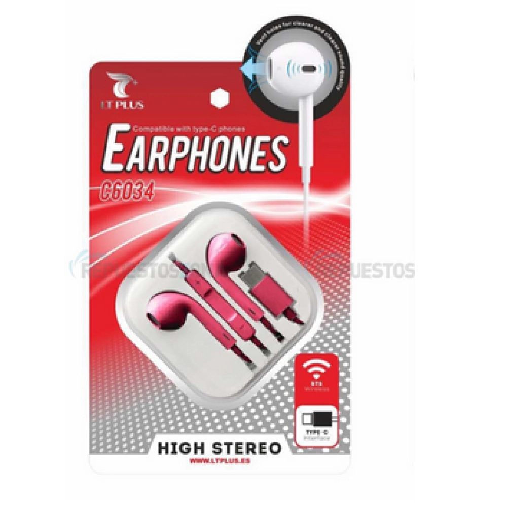 Auriculares LT PLUS C6034 tipo-C