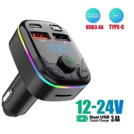 Cargador Coche BT MP3 Modelo-C9 Cargador Coche BT MP3 Modelo-C9