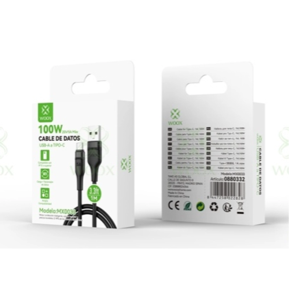 Cable Tipo-C Woox Mx0033