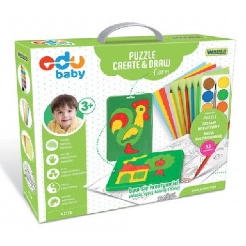 Wader Create and Draw Farm Ref-42130s 