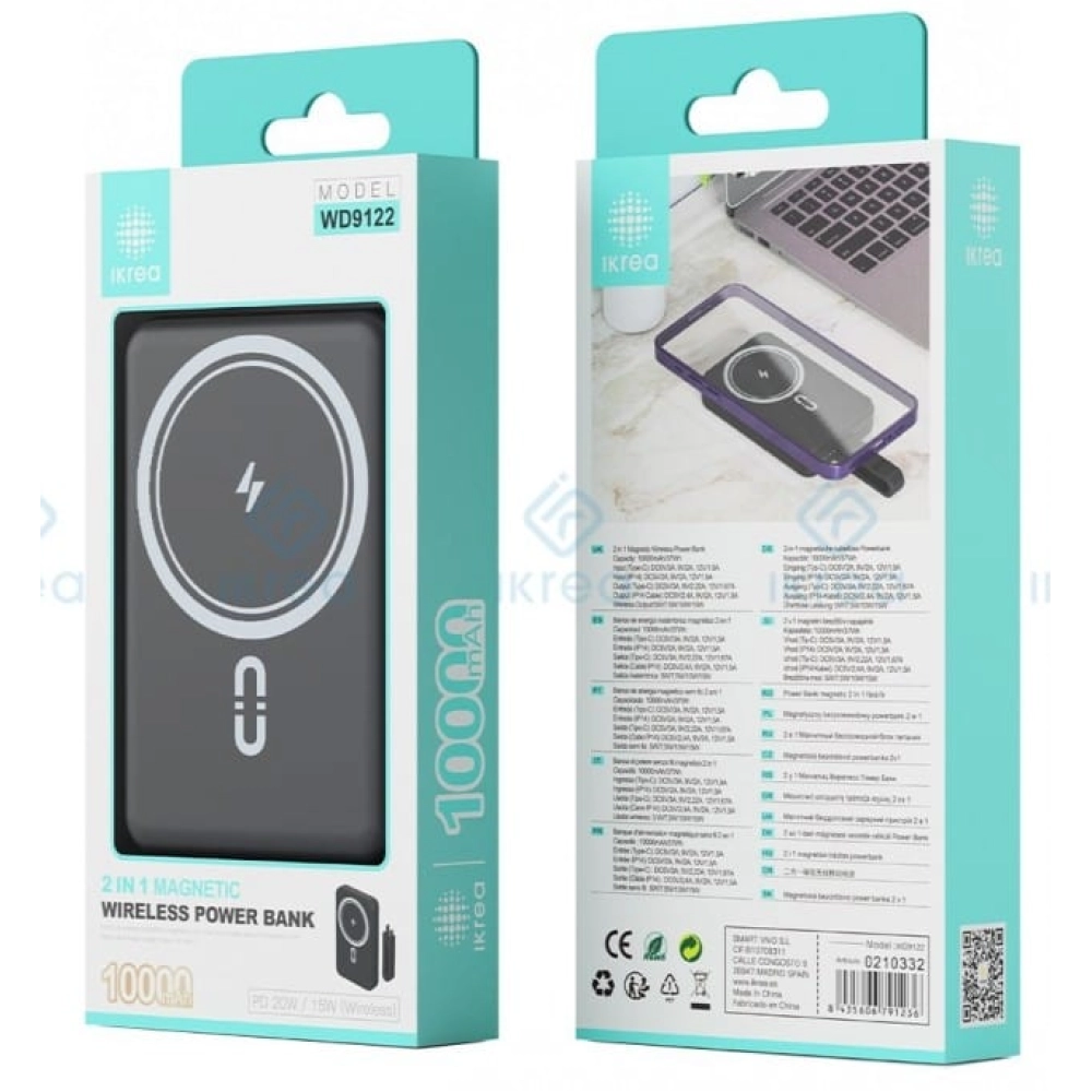 Power Bank WD9122 10.000mah