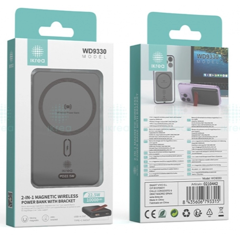 Power Bank WD9330 10.000mah